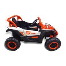 Quadriciclo Utv Carro Elétrico Bang Toys Infantil 12v R3 Com Controle Remoto Laranja