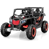 Quadriciclo UTV Carro Elétrico Infantil 12v Com Luz de Led Música Buzina