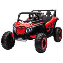 Quadriciclo UTV Carro Elétrico Infantil 12v Com Luz de Led Música Buzina