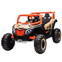 Quadriciclo Utv Carro Elétrico Infantil 12v Com Luz De Led Música Buzina