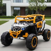 Quadriciclo Utv Carro Elétrico Infantil 12v Com Luz De Led Música Buzina