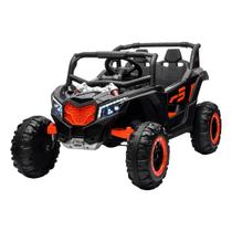 Quadriciclo utv eletrico r3 12v preto bang toys