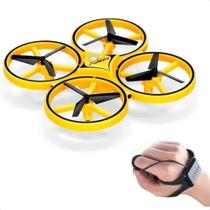 Quadricóptero Brinquedo Controle Hand Sensor Giro 360º Sensor de Obstáculo Modo Arremesso Polibrinq - DN10006