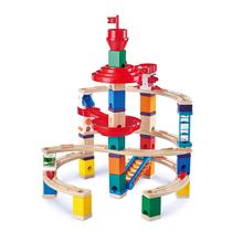Quadrilha de madeira Marble Run Toy Hape Super Spirals com mais de 4 anos Quadrilha de madeira Marble Run Toy Hape Super Spirals com mais de 4 anos