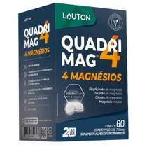 Quadrimag 4 Magnésios 60 Tabs - Lauton Quadrimag 4 Magnésios 60 Tabs - Lauton
