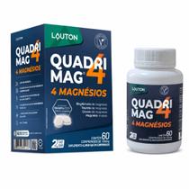 Quadrimag 4 Magnésios Lauton 60 Comprimidos Alta Absorção Bisglicinato Taurato Cloreto Malato Plus Sabor:Sem Sabor Quadrimag 4 Magnésios Lauton 60 Comprimidos Alta Absorção Bisglicinato Taurato Cloreto Malato Plus Sabor:Sem Sabor