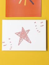 Quadrinho Canvas 25x36 cm - Estampa Mysticona Estrela Rosa