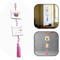 Quadrinho Escapulário de Porta Infantil Nossa Senhora Aparecida Rosa Menina Quadrinho Escapulário de Porta Infantil Nossa Senhora Aparecida Rosa Menina