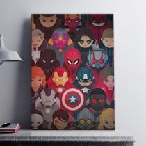 Quadrinho Placas Decorativa 28x20cm Mdf Avengers Marvel Kids