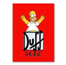 Quadrinhos decorativos - Homer the simpsons cerveja duff Quadrinhos decorativos - Homer the simpsons cerveja duff