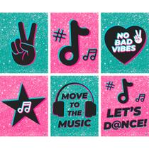 Quadrinhos Divertidosmusic Move Menina 6 Un - Junco