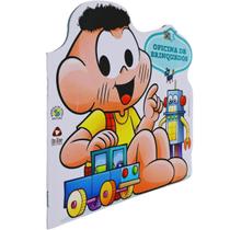 Quadrinhos HQ Gibi Graphic Novel Cascão: Oficina de Brinquedos Livro Recortado Turma da Mônica Mauricio de Souza