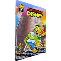 Quadrinhos HQ Gibi Graphic Novel Formatinho 13,50x19 cm Lombada com Grampos Aventuras Disney Edição nº 35 Culturama