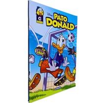 Quadrinhos HQ Gibi Graphic Novel Formatinho 13,50x19 cm Lombada com Grampos Pato Donald nº 44 Culturama