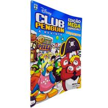 Quadrinhos HQ Gibi Graphic Novel Formato 20x26 cm Lombada com Grampos Club Penguin A Revista Número 1