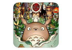 Quadro 18x18 Cm - Diversos Personagens - Studio Ghibli