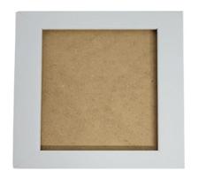 Quadro 20x20 com vidro incolor para uso em parede