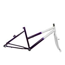 Quadro 26 Fem. Flowers Branco/violeta (samy)