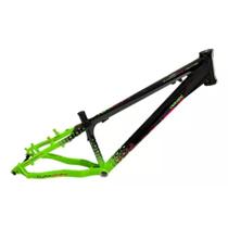 Quadro 26 vikingx tuff x-44 dirt freeride aluminio - preto/verde neon