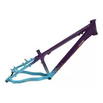Quadro 26 vikingx tuff x-44 dirt freeride aluminio - roxo/azul