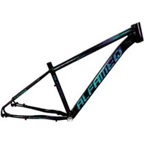 Quadro 29 Alfameq Afx Alum. Mtb Preto Com Adesivo Degrade Verde Lilas