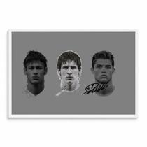 quadro 3 craques futebol adesivo premium emoldurado quadro 3 craques futebol adesivo premium emoldurado
