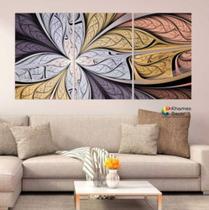 Quadro 3 Peças Fractal Abstrato Abstract 1,20 x 0,60 Quadro 3 Peças Fractal Abstrato Abstract 1,20 x 0,60