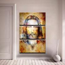 Quadro 3 Peças Jesus Cristo Imagem De Jesus Quadro 3 Peças Jesus Cristo Imagem De Jesus