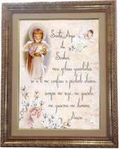 Quadro 30 x 40 anjo da guarda oracao ref.5025