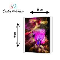 Quadro 33 x 43 com moldura , sem vidro e impressão em vinil, para sala, quarto, escritórios.