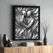 Quadro 3D "Almas Entrelaçadas"