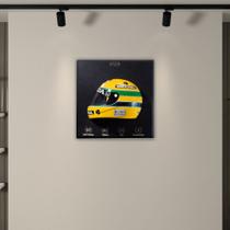 Quadro 3D Decorativo Helmet Capacete F1 50X50 Snn 1988 G53 - Gran Belo Quadro 3D Decorativo Helmet Capacete F1 50X50 Snn 1988 G53 - Gran Belo