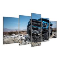 Quadro 5 Peças Ford F-150 Raptor Nuvens Montanha Mosaico 08