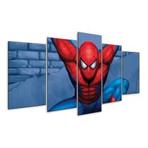 Quadro 5 Peças Homem Aranha Spider-Man Games Geek Mosaico Quadro 5 Peças Homem Aranha Spider-Man Games Geek Mosaico