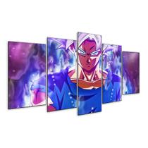 Quadro 5 Peças Son Goku Kakarotto Instinto Superior 03