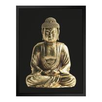 Quadro 60cm X 80cm Buda Fundo Tropical Artes Quadro 60cm X 80cm Buda Fundo Tropical Artes