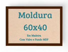 Quadro 60x40 Com Vidro E Moldura Com Madeira Laqueada 40x60 Quadro 60x40 Com Vidro E Moldura Com Madeira Laqueada 40x60