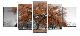 Quadro 70x150cm em Impressão Digital Árvore Marrom Atelier Valverde
