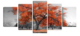 Quadro 70x150cm em Impressão Digital Árvore Salmão Atelier Valverde