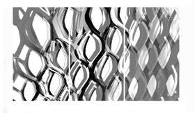 Quadro 70X150cm em Impressão Digital trio abstato bolhas cinza Atelier Valverde