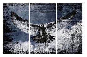 Quadro 70X150cm em Impressão Digital trio - Águia Atelier Valverde
