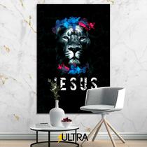 Quadro 90x60cm Decorativo p/ Escritório Tema Religioso