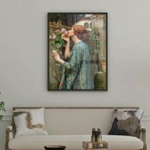 Quadro A Alma Da Rosa John Waterhouse 45X34Cm Quadro A Alma Da Rosa John Waterhouse 45X34Cm