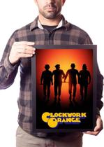 Quadro A Clockwork Orange Laranja Mecanica Decoração