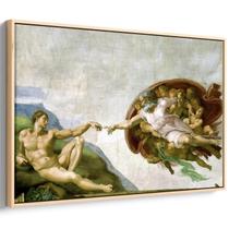 Quadro A Criação de Adão - Michelangelo Buonarroti (1512)
