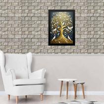 Quadro A Esplendorosa Árvore Da Vida 45x34cm Quadro A Esplendorosa Árvore Da Vida 45x34cm