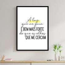 Quadro A Luz Que Me Guia 60x40cm