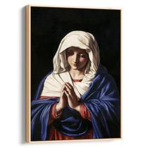 Quadro A Virgem em Oração - Releitura da Obra de Sassoferrato (1640)