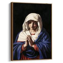 Quadro A Virgem em Oração - Releitura da Obra de Sassoferrato (1640)