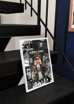 Quadro A3 Ayrton Senna Lenda Com V C/ Vidro e Moldura Branca Tam:A3 Quadro A3 Ayrton Senna Lenda Com V C/ Vidro e Moldura Branca Tam:A3
